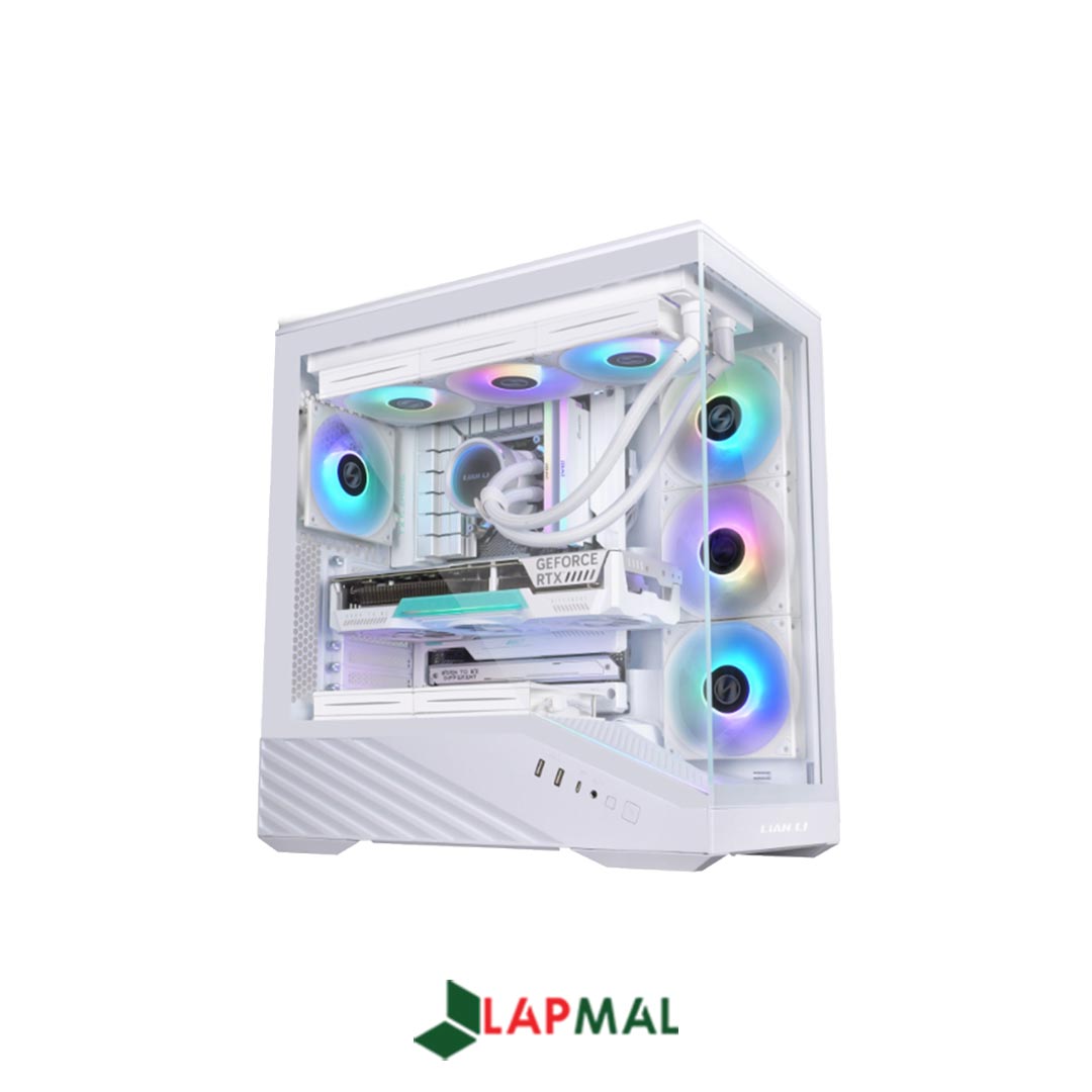 کیس کامپیوتر لیان لی مدل Vector V100R White - تصویر 6