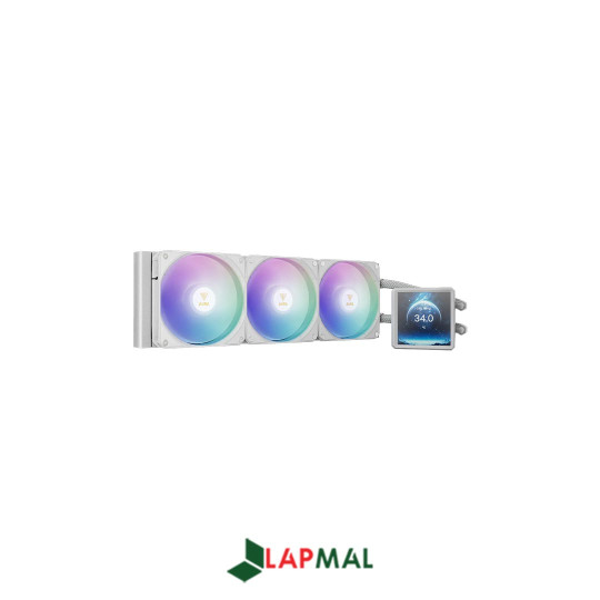 خنک کننده پردازنده گیم دیاس مدل AURA GL360 LCD WH