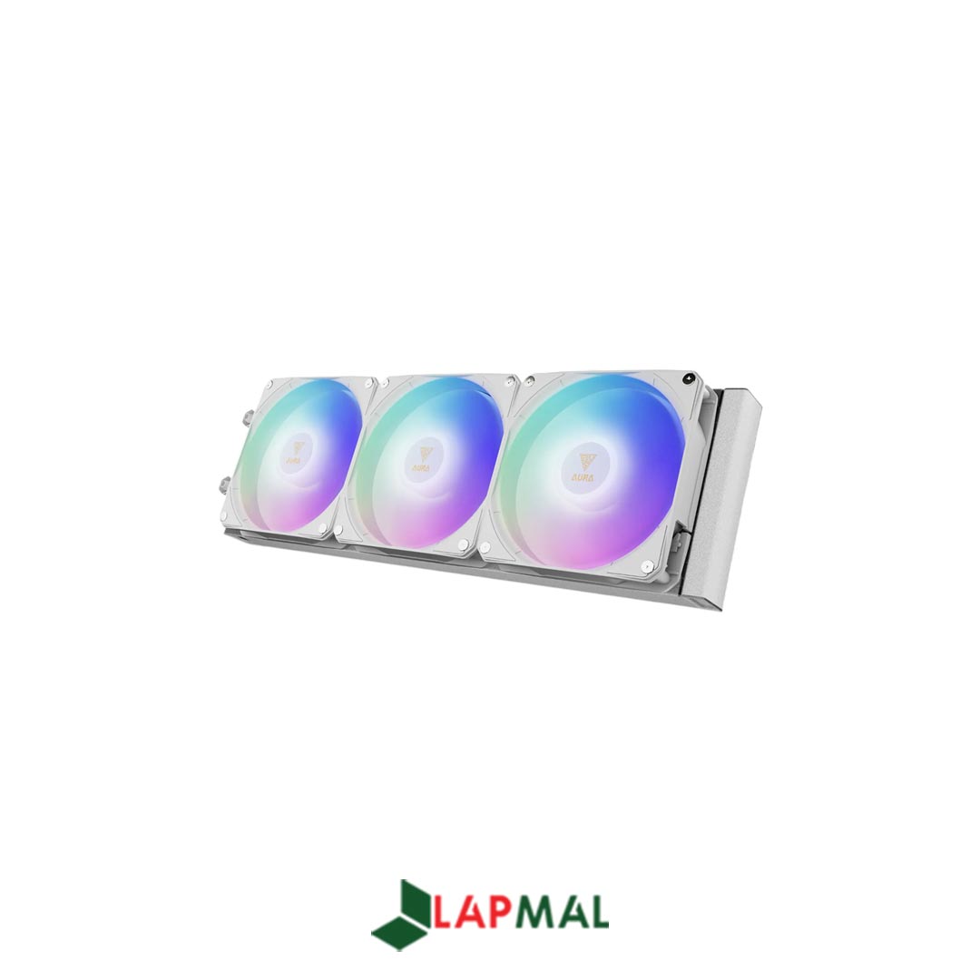 خنک کننده پردازنده گیم دیاس مدل AURA GL360 LCD WH - تصویر 2
