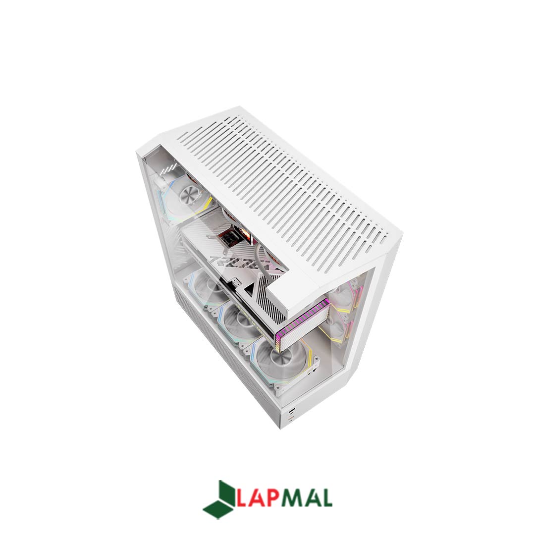 کیس کامپیوتر دارک فلش مدل DY460 ATX White - تصویر 3