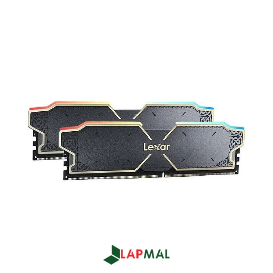 رم دسکتاپ DDR5 دو کاناله 6000 مگاهرتز CL38 لکسار مدل THOR RGB ظرفیت 32 گیگابایت