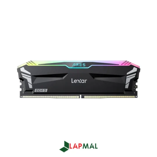 رم دسکتاپ DDR5 دو کاناله 6400 مگاهرتز CL32 لکسار مدل ARES RGB ظرفیت 32 گیگابایت