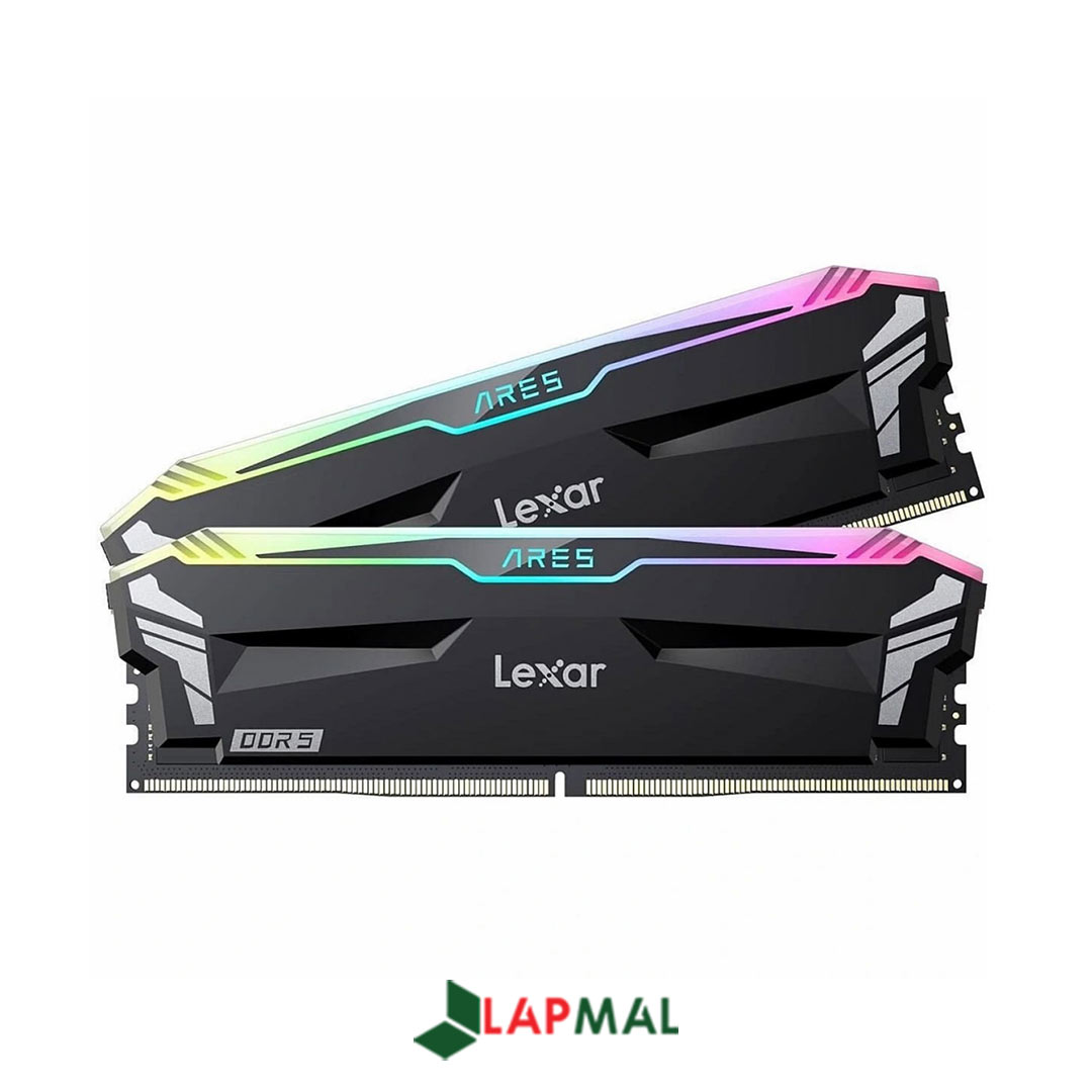 رم دسکتاپ DDR5 دو کاناله 6400 مگاهرتز CL32 لکسار مدل ARES RGB ظرفیت 32 گیگابایت - تصویر 3