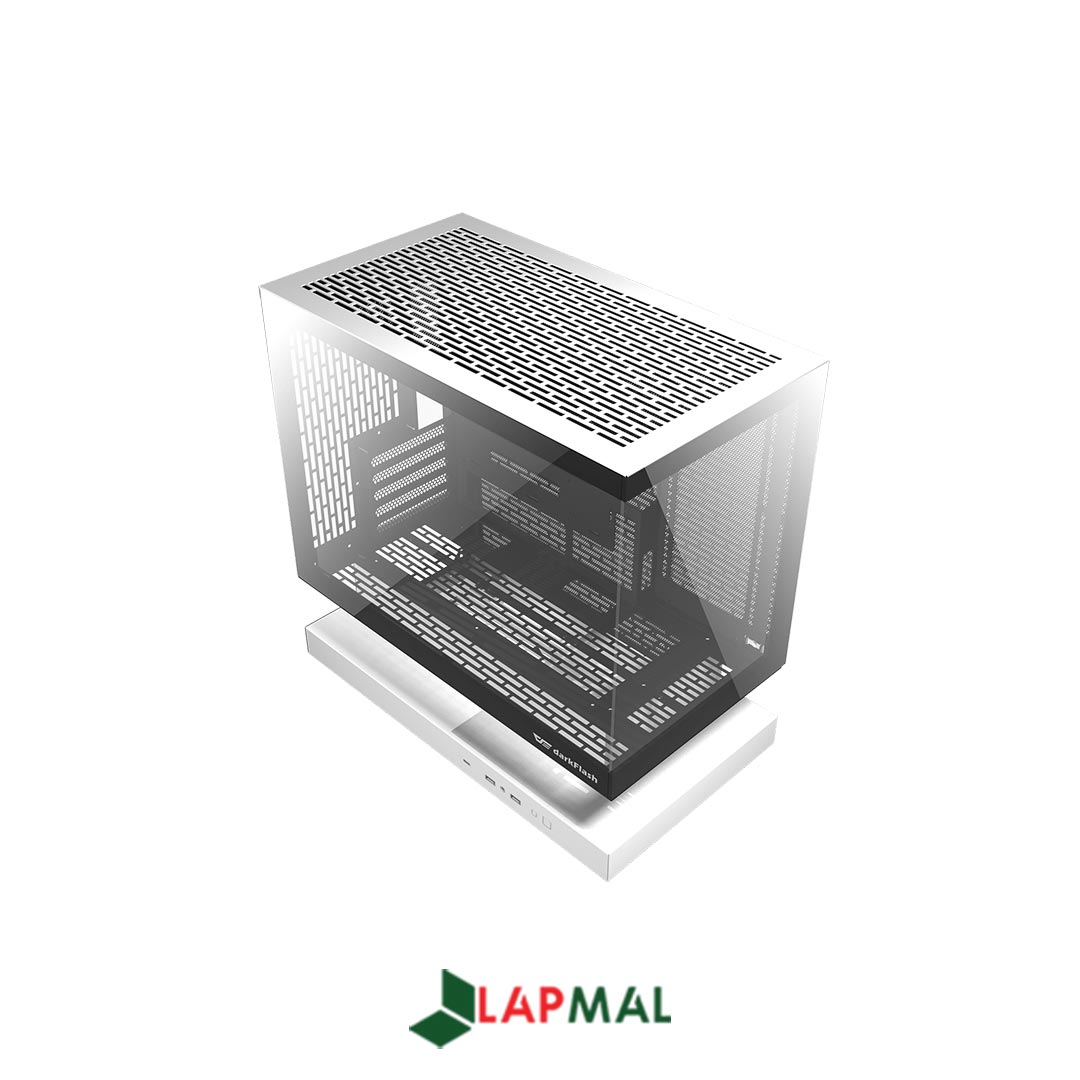 کیس کامپیوتر دارک فلش مدل FLOATRON F1 M-ATX Black & White - تصویر 4