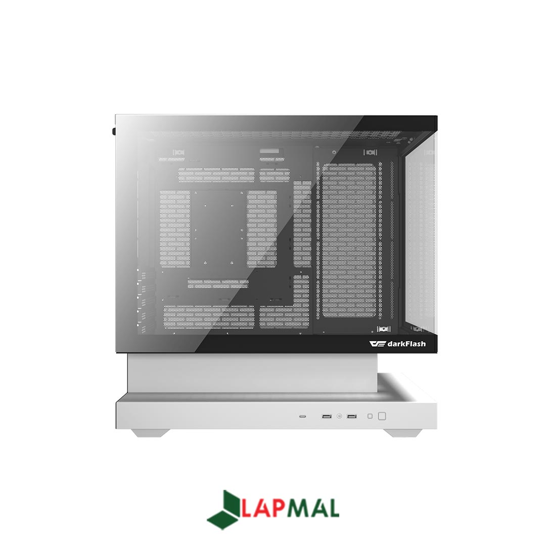 کیس کامپیوتر دارک فلش مدل FLOATRON F1 M-ATX Black & White - تصویر 7
