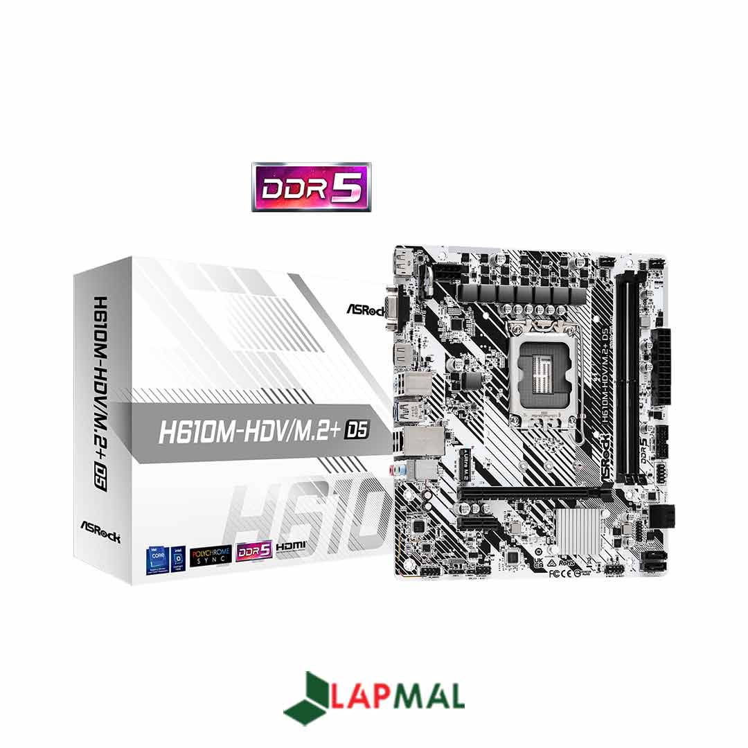 مادربرد ازراک مدل H610M-HDV/M.2+ D5 - تصویر 5