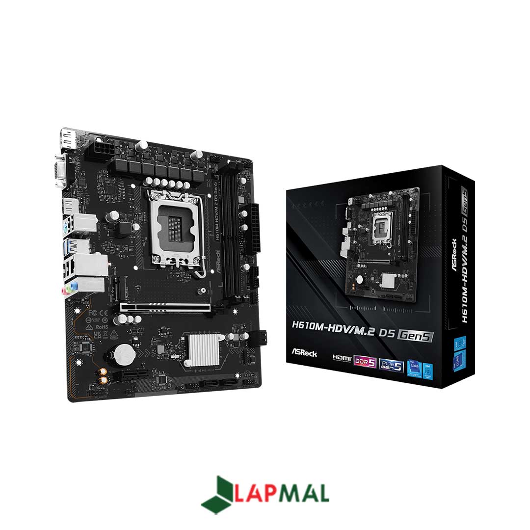 مادربرد ازراک مدل H610M-HDV/M.2 D5 Gen5 - تصویر 5