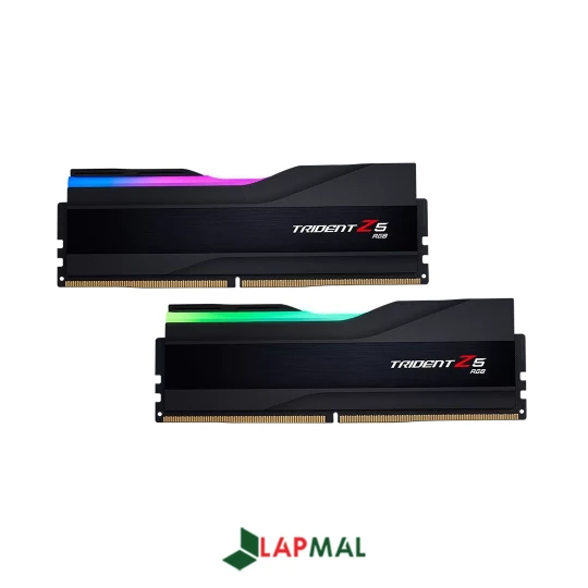 رم دسکتاپ DDR5 دو کاناله 7600 مگاهرتز CL36 جی اسکیل مدل Trident Z5 RGB ظرفیت 32 گیگابایت