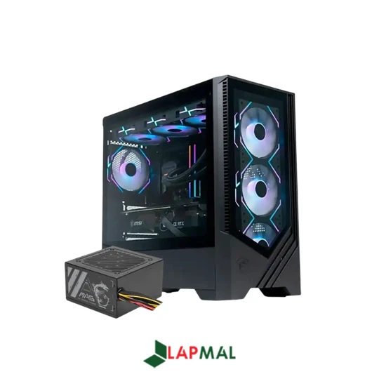 کیس کامپیوتر ام اس آی مدل PAG FORGE M100L همراه منبع تغذیه MAG A500N-H