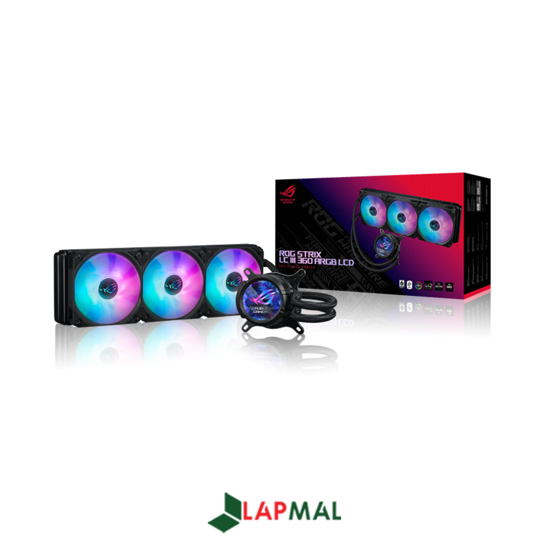 خنک کننده پردازنده ایسوس مدل ROG Strix LC III 360 ARGB LCD - تصویر 5
