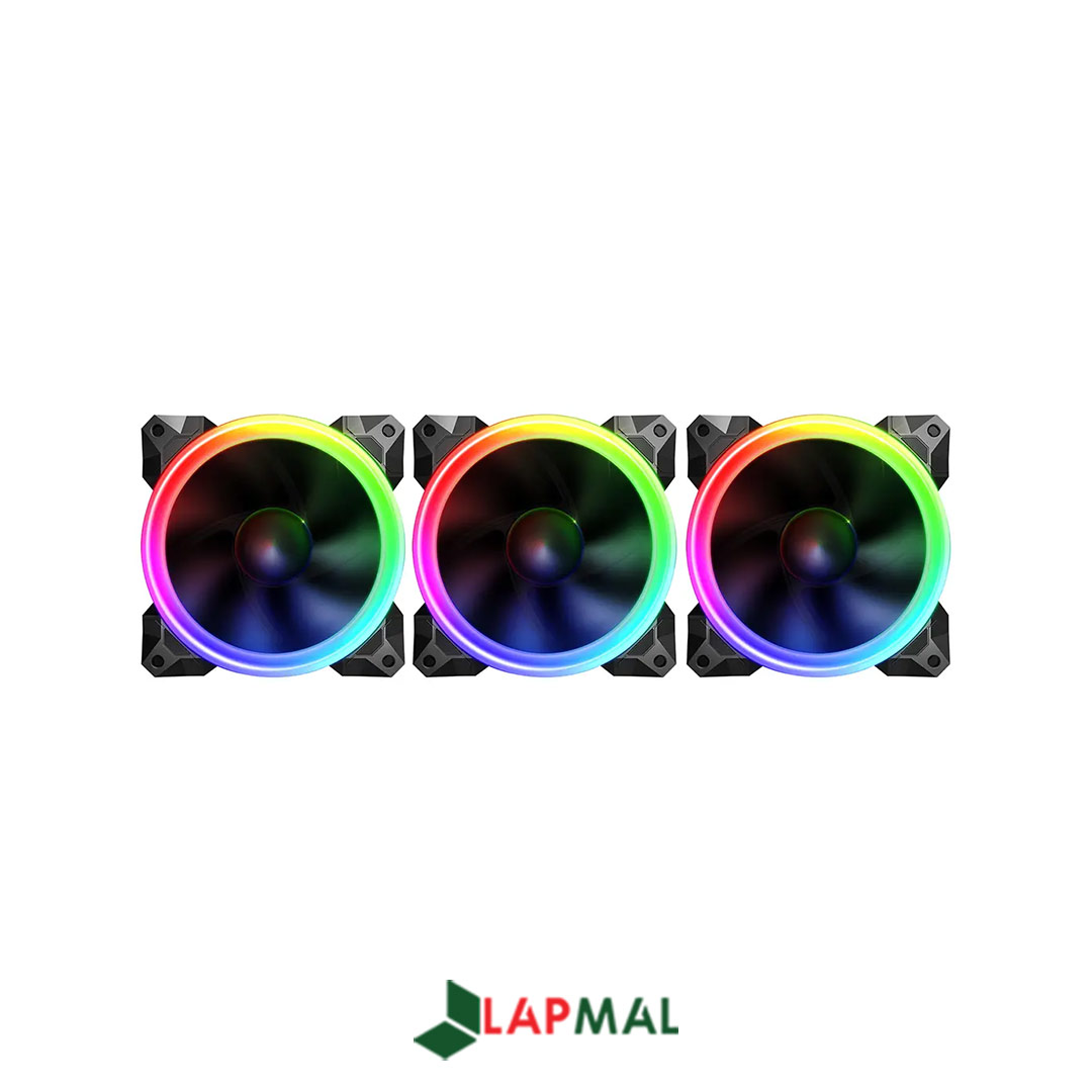 فن کیس ردراگون مدل GC-F008 RGB بسته 3 عددی - تصویر 2