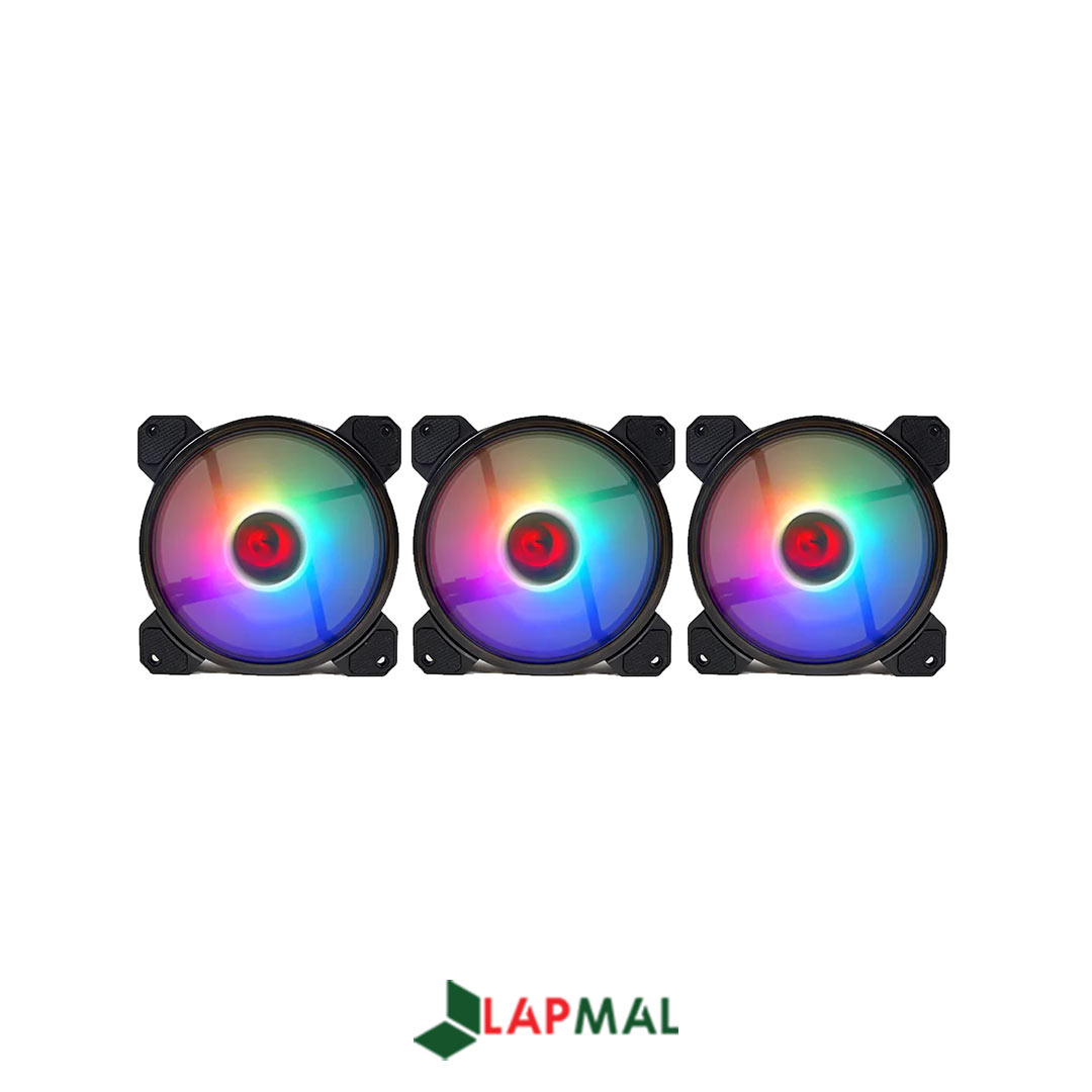 فن کیس ردراگون مدل GC-F009 RGB بسته 3 عددی - تصویر 2