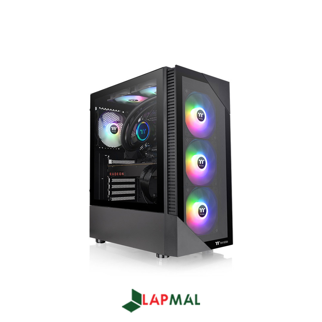 کیس کامپیوتر ترمالتیک مدل View 200 TG ARGB Black - تصویر 2