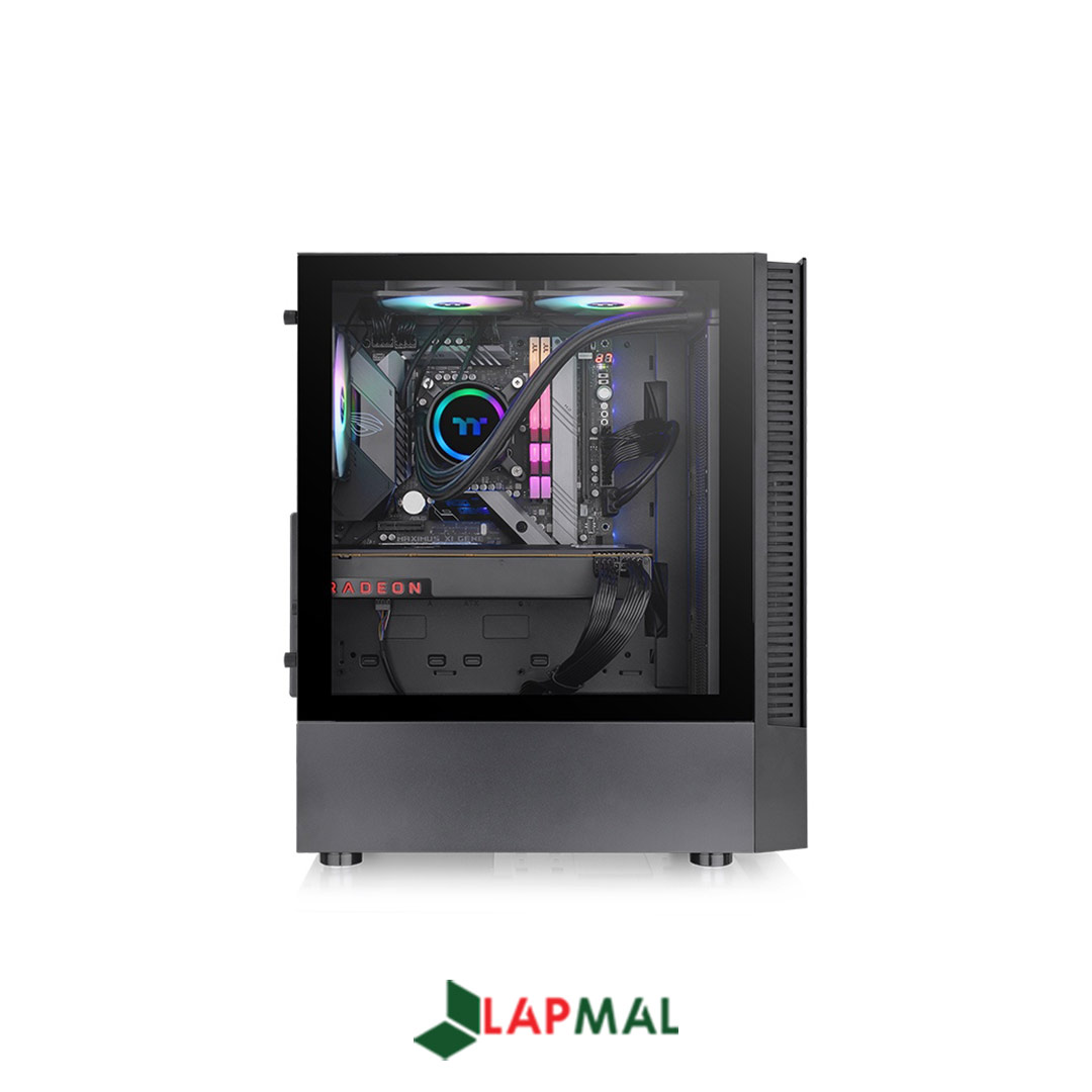 کیس کامپیوتر ترمالتیک مدل View 200 TG ARGB Black - تصویر 4
