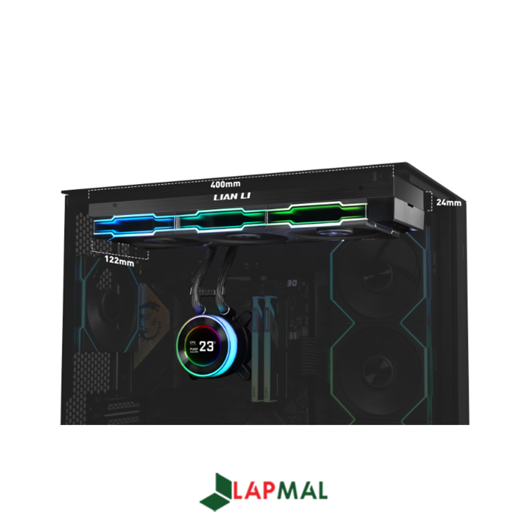خنک کننده پردازنده لیان لی مدل HydroShift II LCD-C 360TL Black - تصویر 3