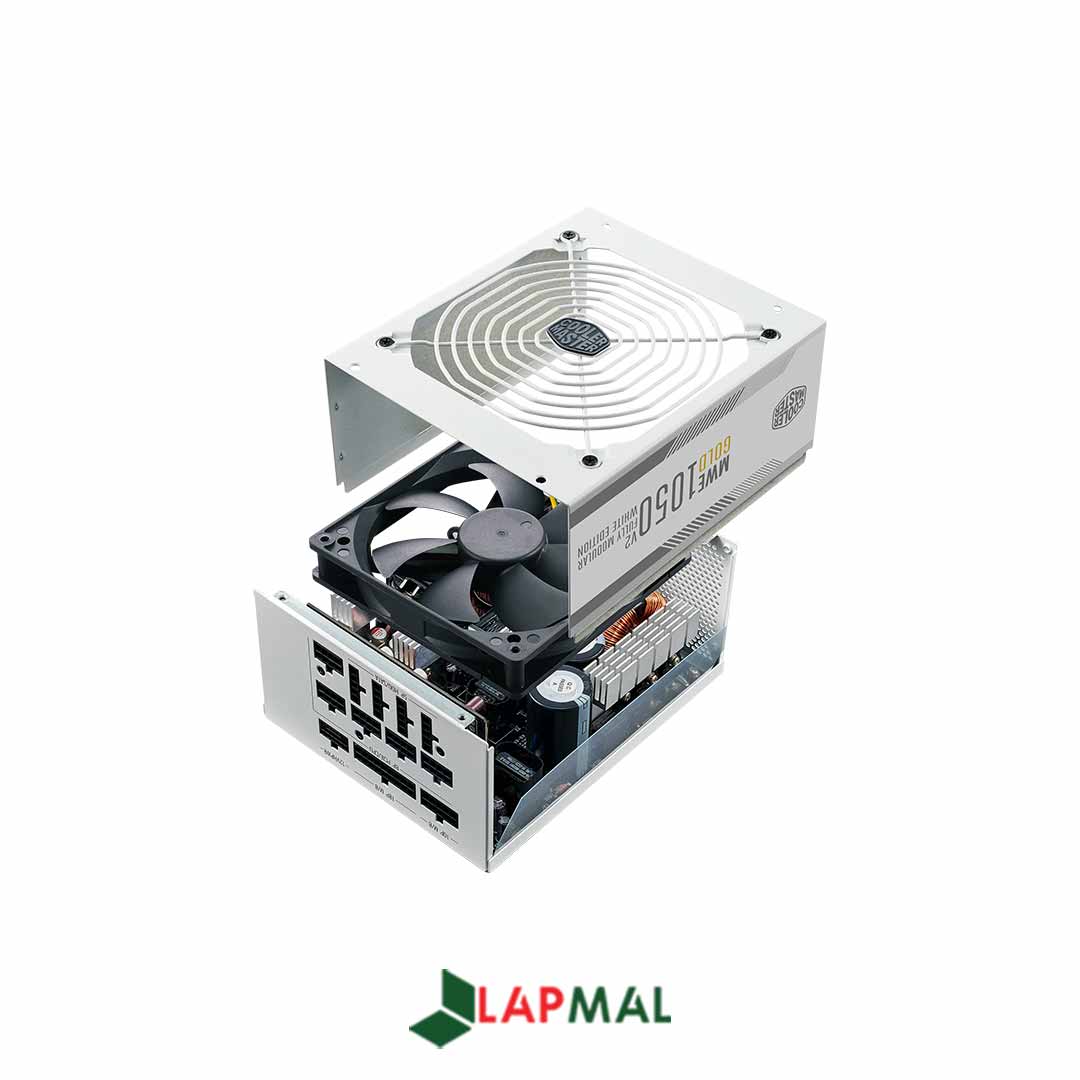 منبع تغذیه کامپیوتر کولر مستر مدل MWE Gold 1050 - V2 ATX 3.0 White - تصویر 5