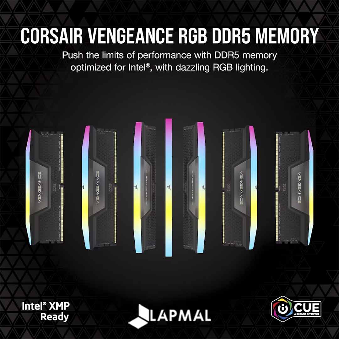 رم دسکتاپ DDR5 دو کاناله 5200 مگاهرتز CL40 کورسیر مدل VENGEANCE RGB ظرفیت 32 گیگابایت - تصویر 2