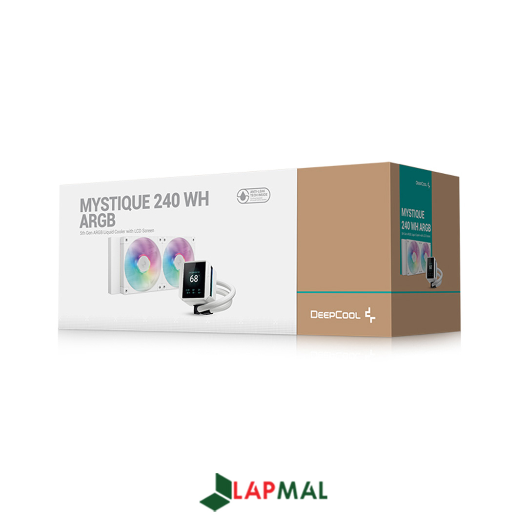 خنک کننده پردازنده دیپ کول مدل MYSTIQUE 240 WH ARGB - تصویر 5