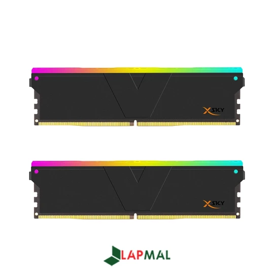 رم دسکتاپ DDR5 دو کاناله 6000 مگاهرتز CL36 وی کالر مدل Manta XSky RGB ظرفیت 32 گیگابایت