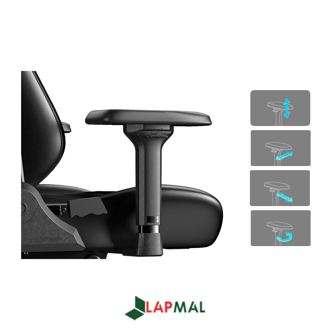 صندلی گیمینگ دی ایکس ریسر مدل Master Series 2025 XL Fabric Black - تصویر 7