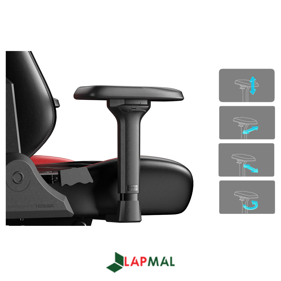 صندلی گیمینگ دی ایکس ریسر مدل Master Series 2025 XL Black Red - تصویر 8