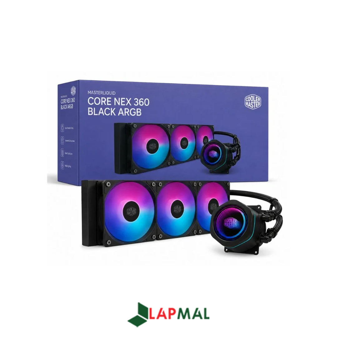خنک کننده پردازنده کولر مستر مدل MasterLiquid 360 Core Nex Black - تصویر 3