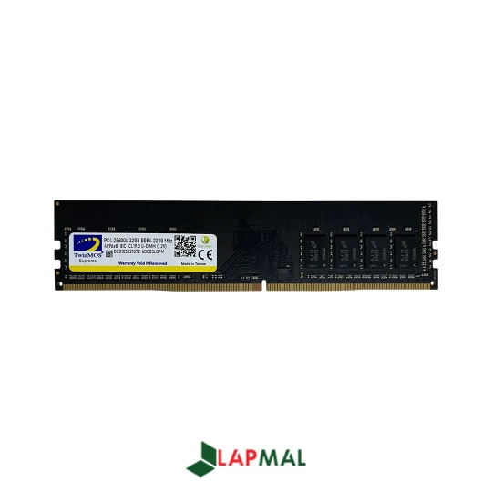رم دسکتاپ DDR4 تک کاناله 3200 مگاهرتز CL22 توین موس مدل UDIMM ظرفیت 16 گیگابایت
