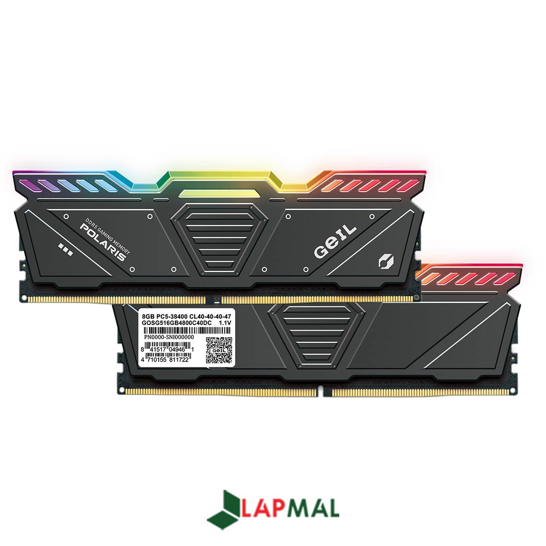 رم دسکتاپ DDR5 تک کاناله 6000 مگاهرتز CL38 گیل مدل POLARIS RGB ظرفیت 16 گیگابایت - تصویر 5