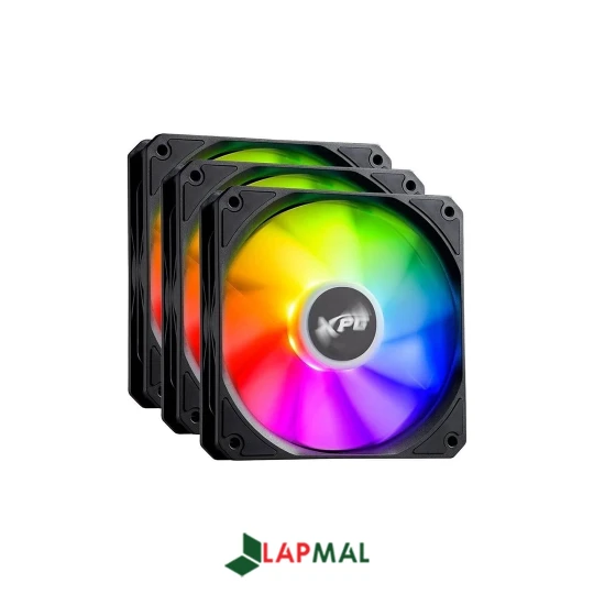 فن کیس ایکس پی جی مدل VENTO R 120 ARGB PWM Black بسته 3 عددی