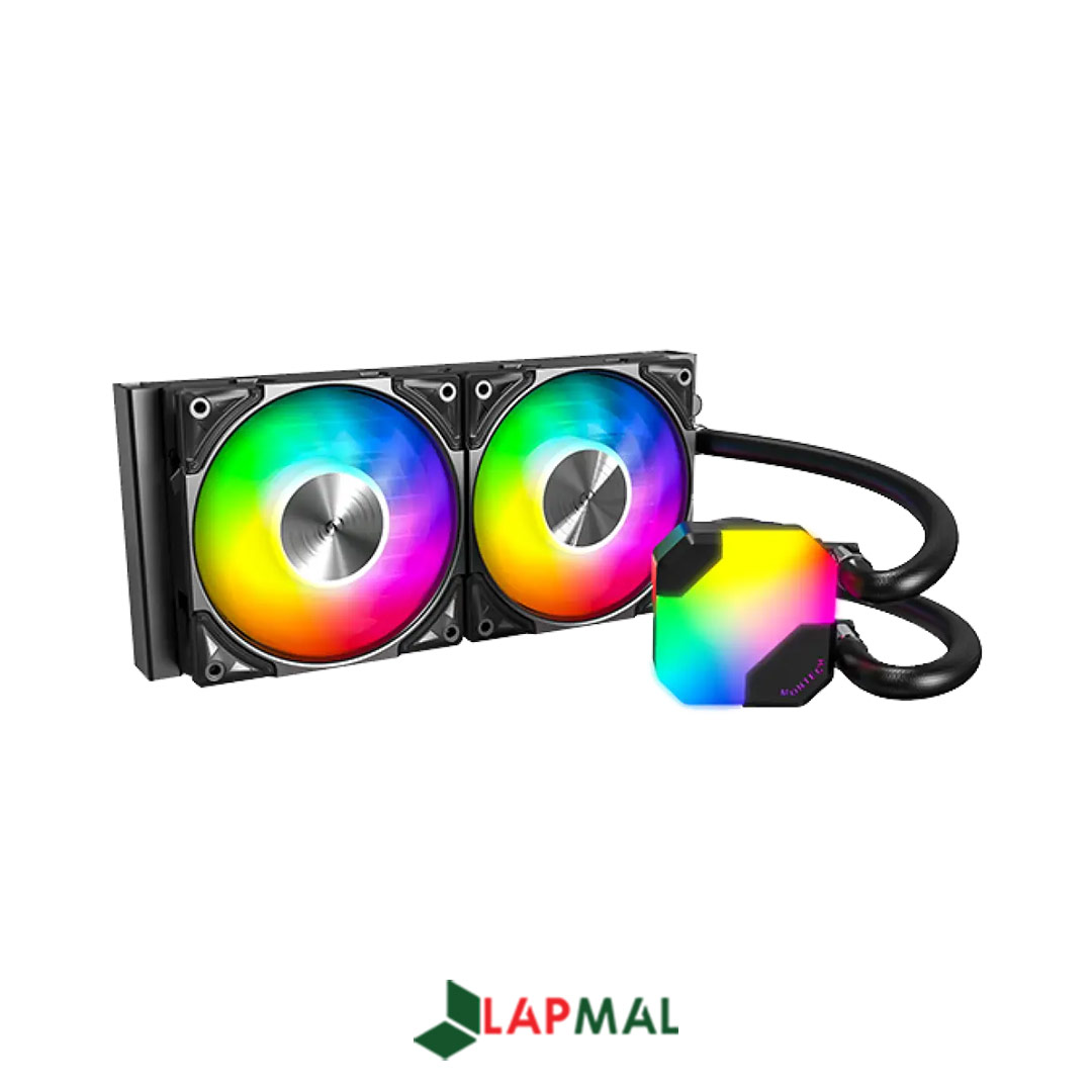 خنک کننده پردازنده مونتک مدل HyperFlow ARGB 240 Black - تصویر 2