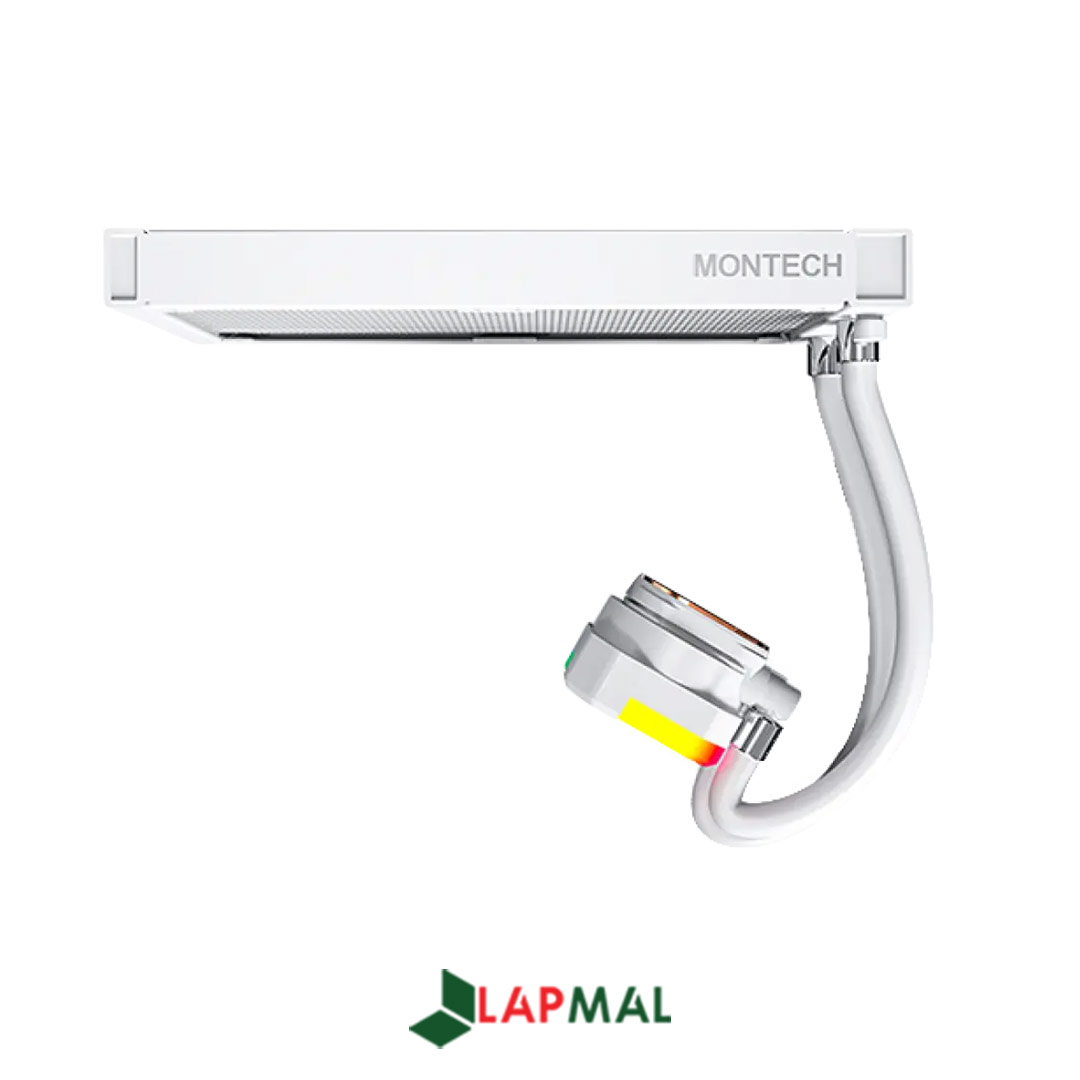 خنک کننده پردازنده مونتک مدل HyperFlow ARGB 240 White - تصویر 3