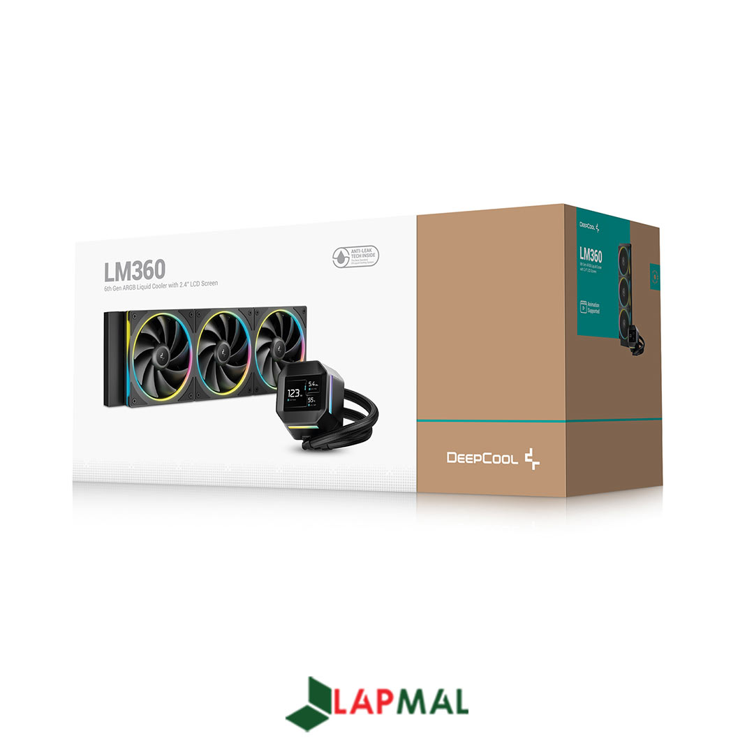 خنک کننده پردازنده دیپ کول مدل LM360 ARGB Black - تصویر 5