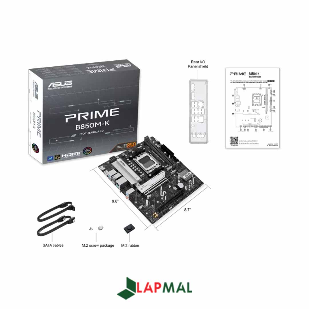مادربرد ایسوس مدل PRIME B850M-K D5 - تصویر 5