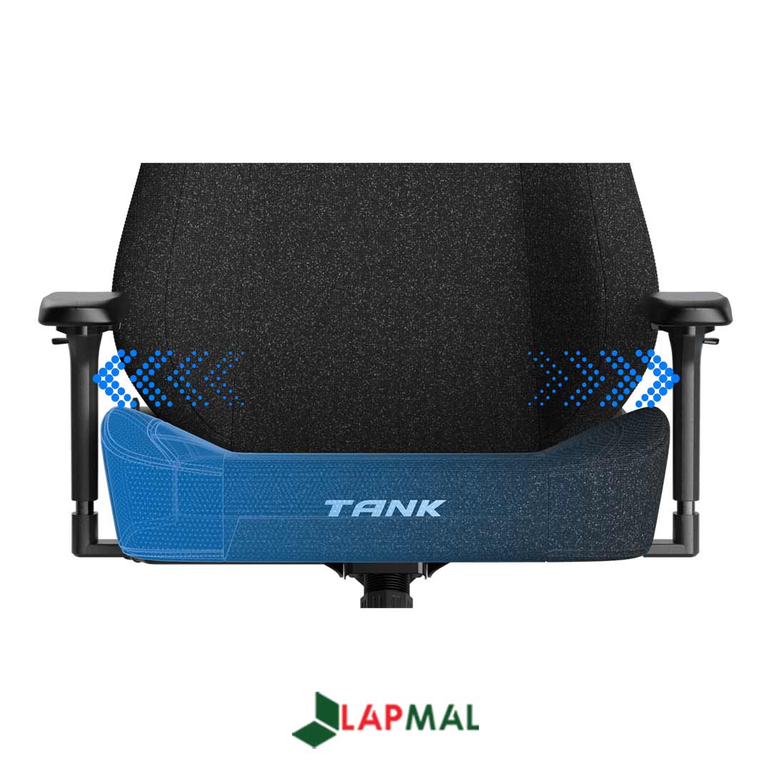 صندلی گیمینگ دی ایکس ریسر مدل TANK Series 2025 XXL Fabric Black - تصویر 8